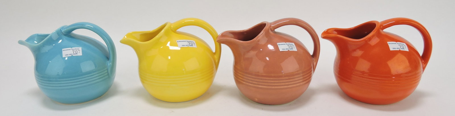 Harlequin lot of 4 novelty creamers: .