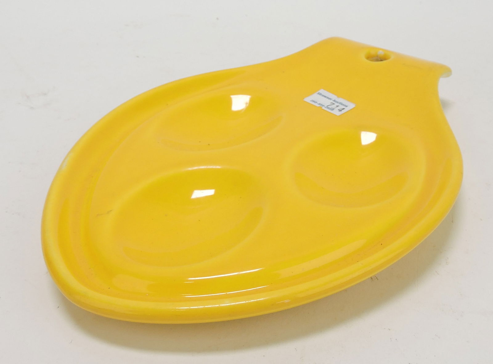 Rhythm spoon rest, Harlequin yellow (1 of 1)