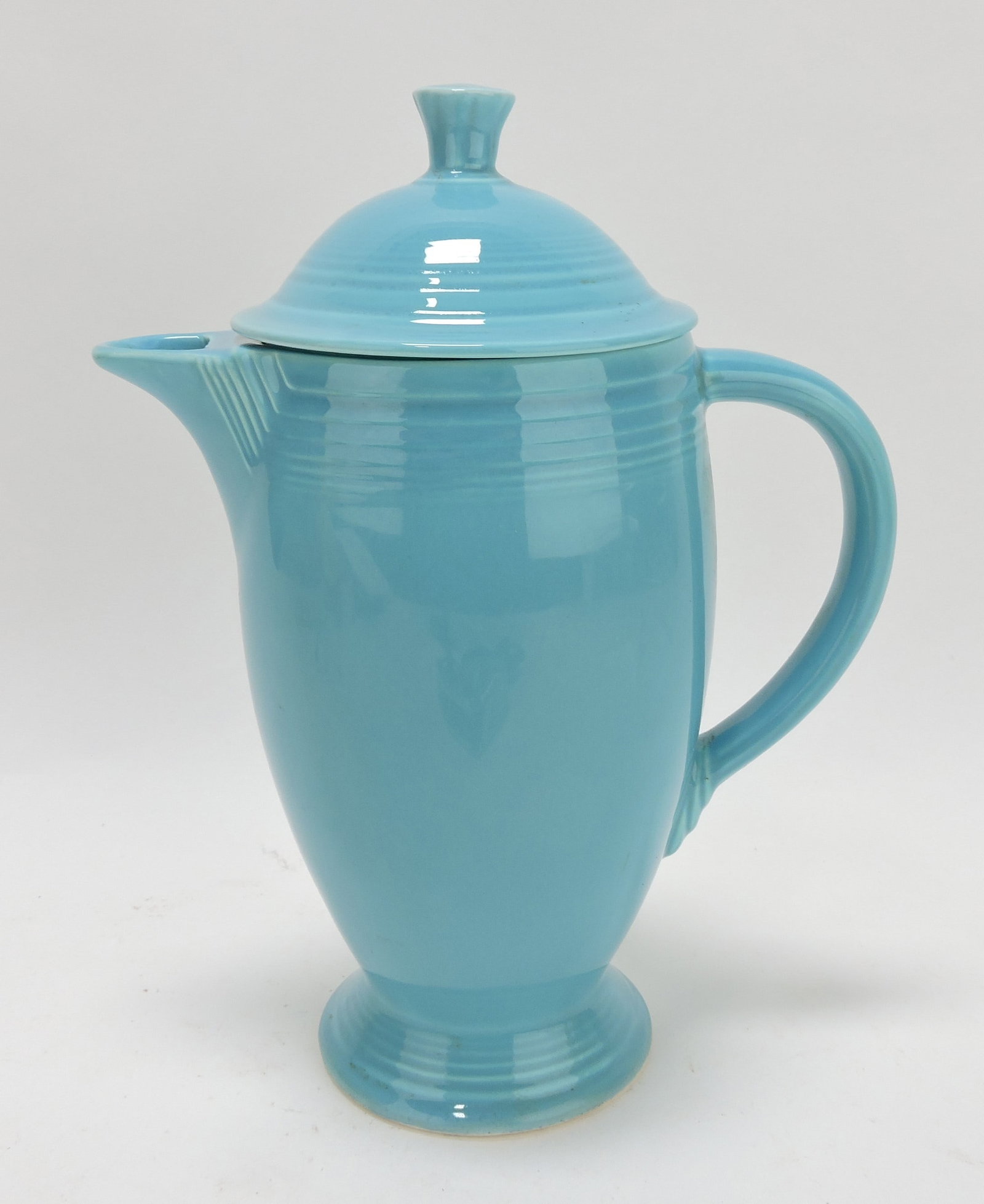 Fiesta coffee pot, turquoise (1 of 1)