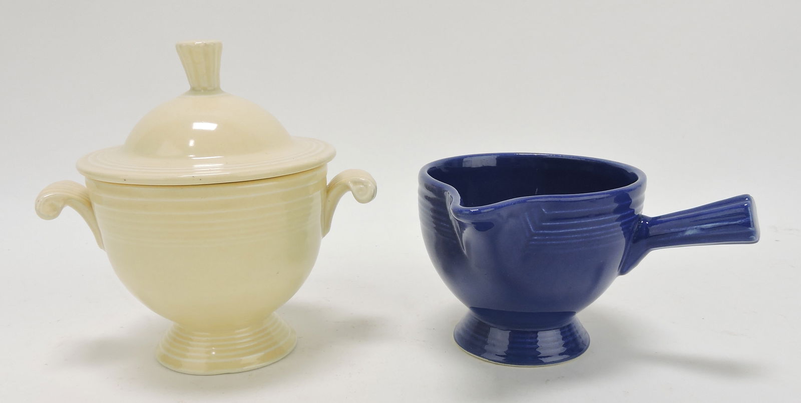 Fiesta stick handled creamer, cobalt, (1 of 1)