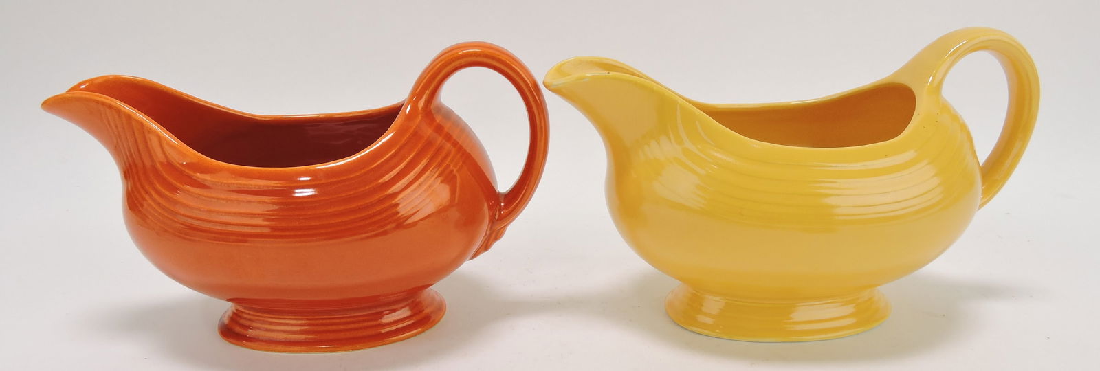 Fiesta sauce boat group, red, yellow (1 of 1)