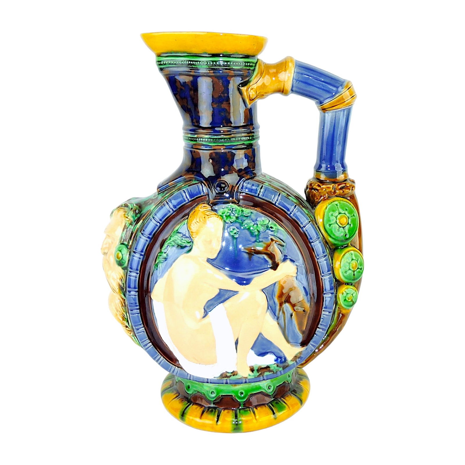 Minton Majolica Diana Ewer c.1860, (1 of 3)