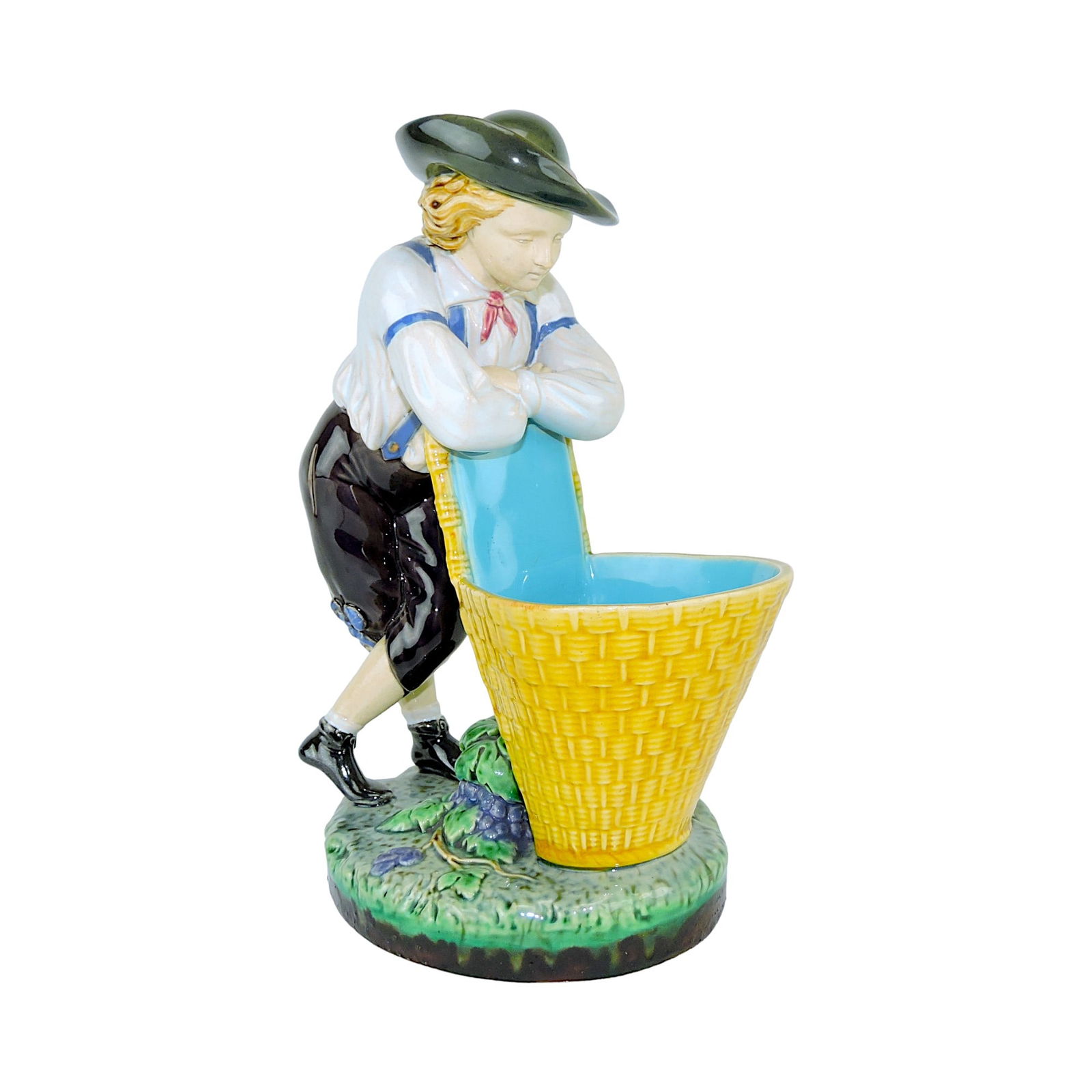 Minton Majolica Posy Vase c.1865 (1 of 3)