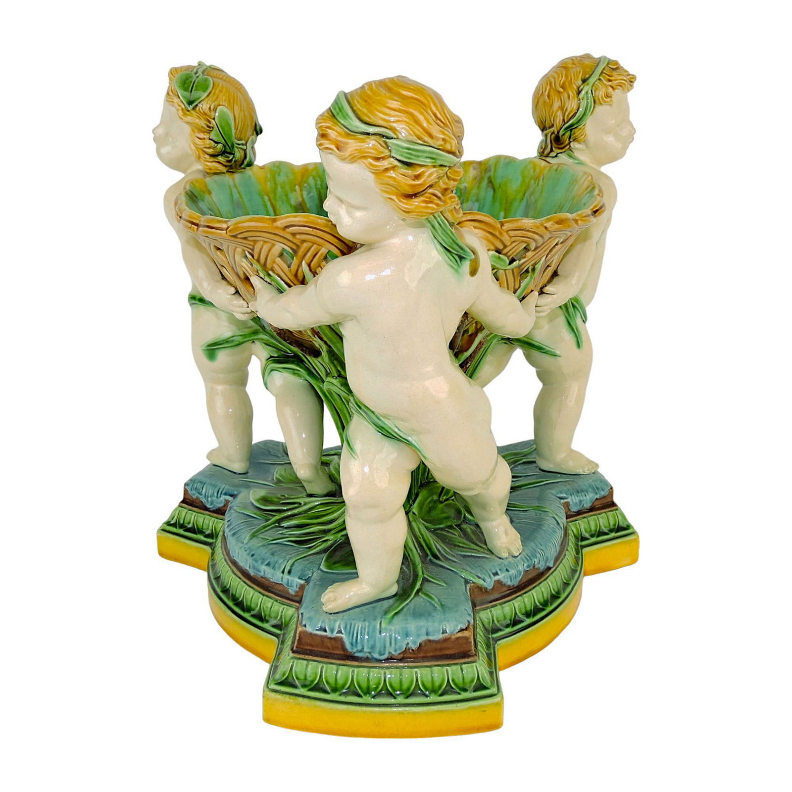 Minton Majolica Centrepiece c.1865, (1 of 4)