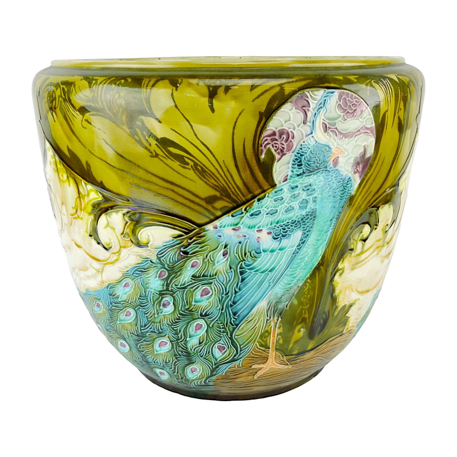 Minton Majolica Secessionist Jardiniere (1 of 2)