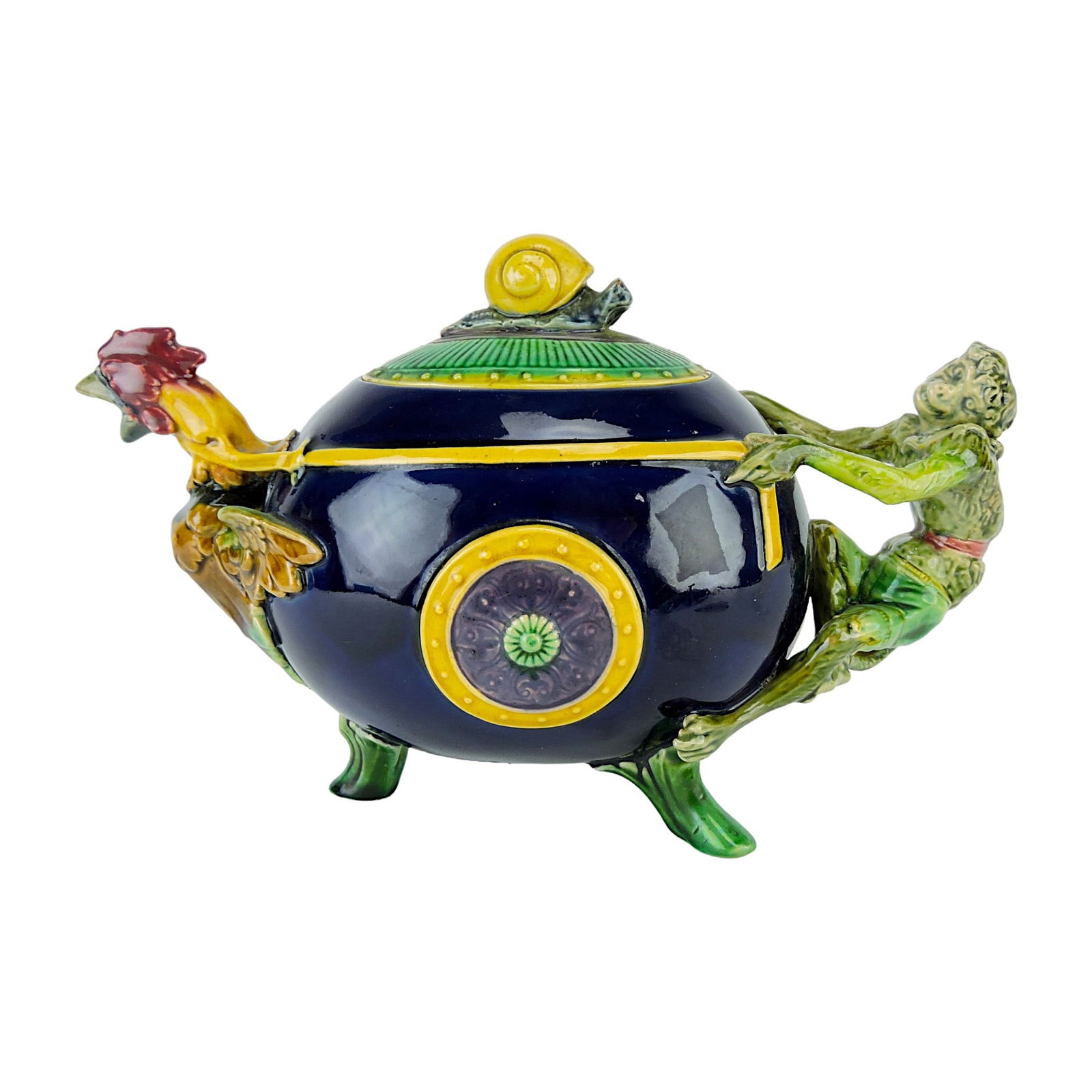 Minton Majolica Teapot and Cover (1 of 3)