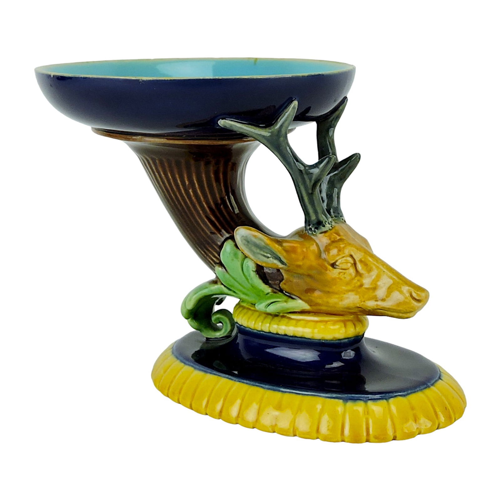 Minton Majolica Stag Ring Stand (1 of 3)