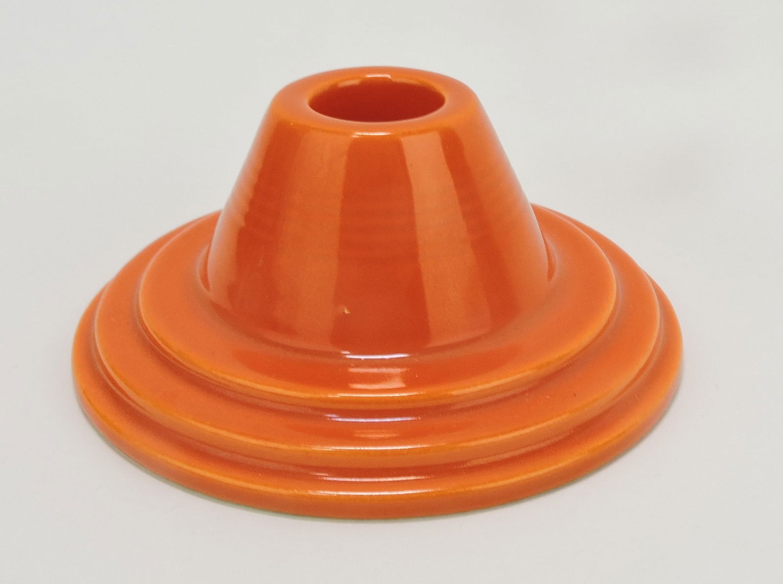 Harlequin candle holder, red, base (1 of 2)