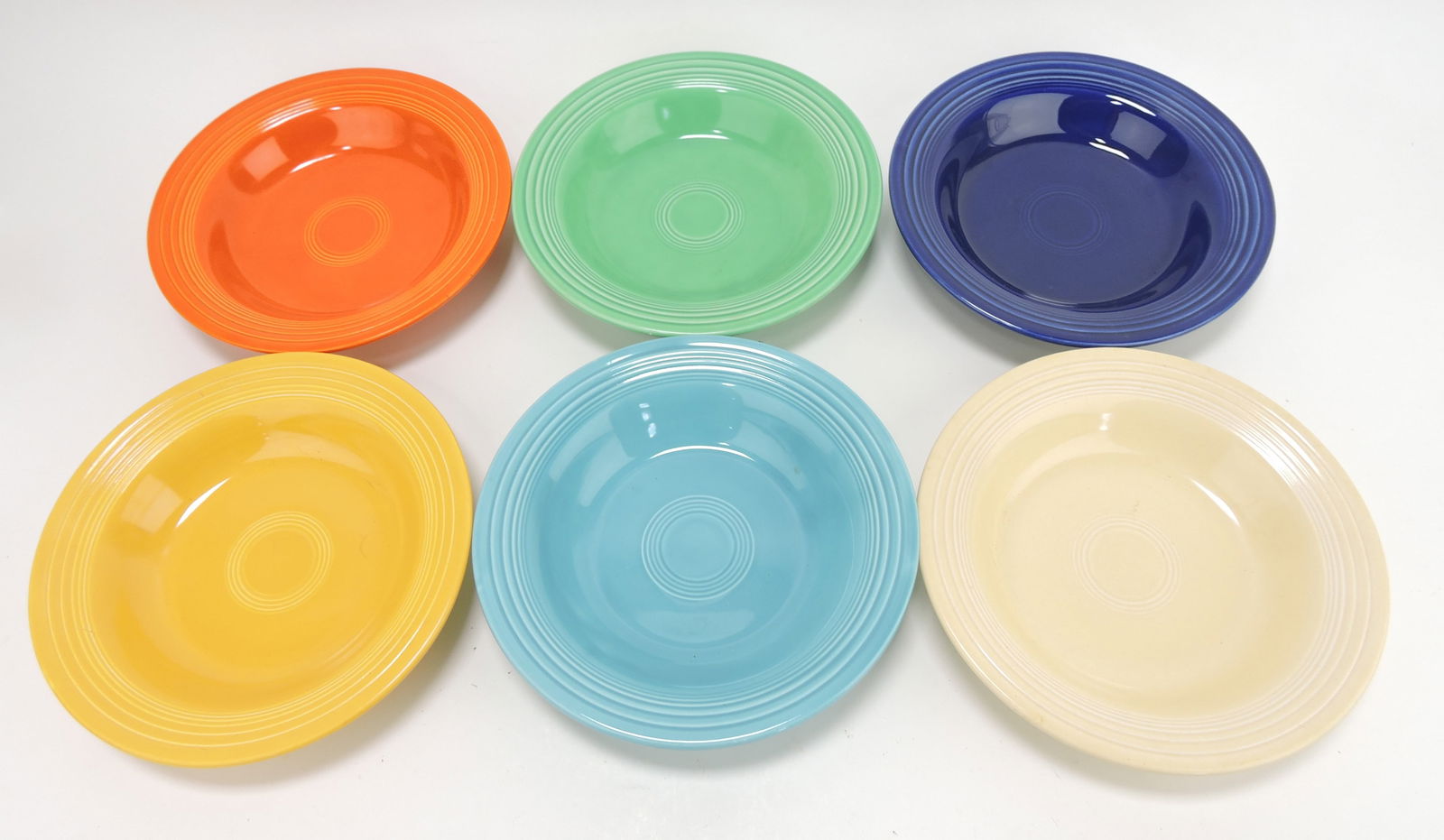 Fiesta deep plate group, 6 original (1 of 1)