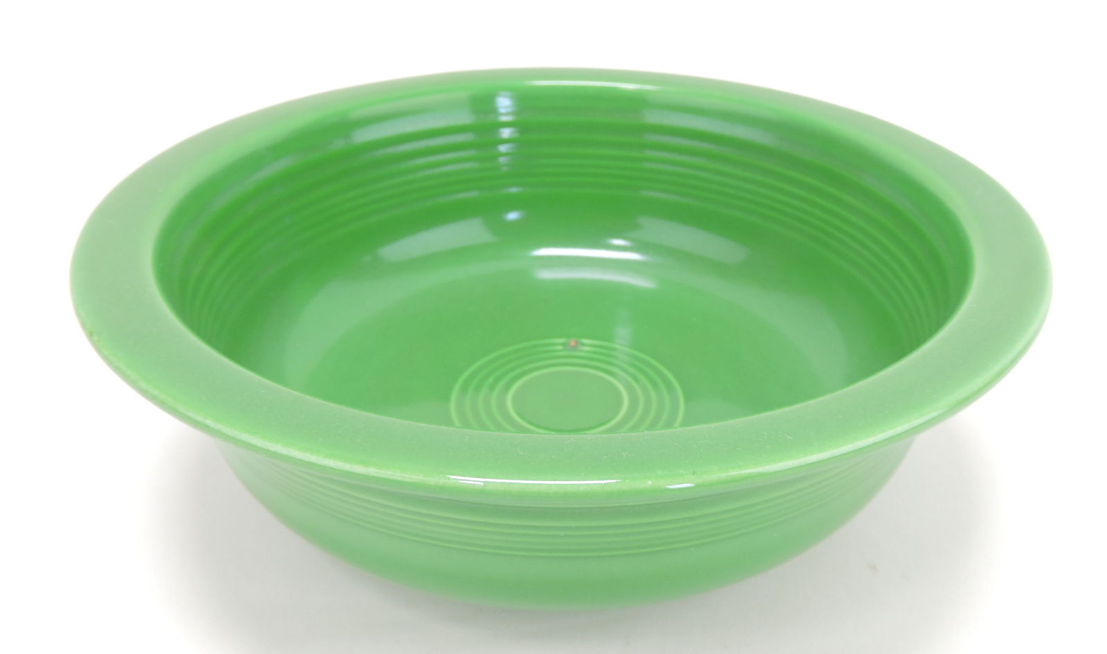 Fiesta 8 1/2" nappy, medium green,: kiln burr