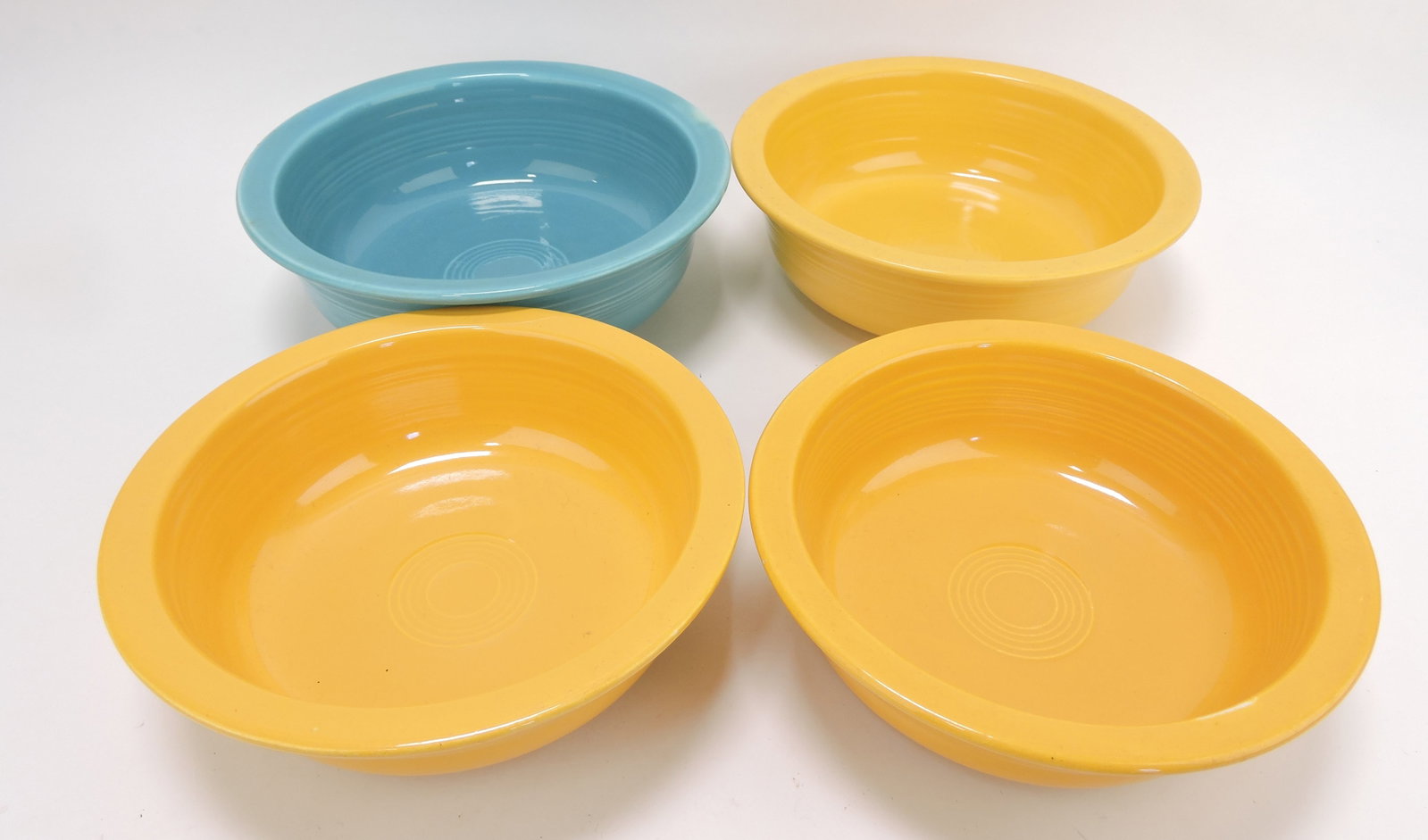 Fiesta nappy bowl group, 2 - 8 1/2",: 2 - 9 1/2"