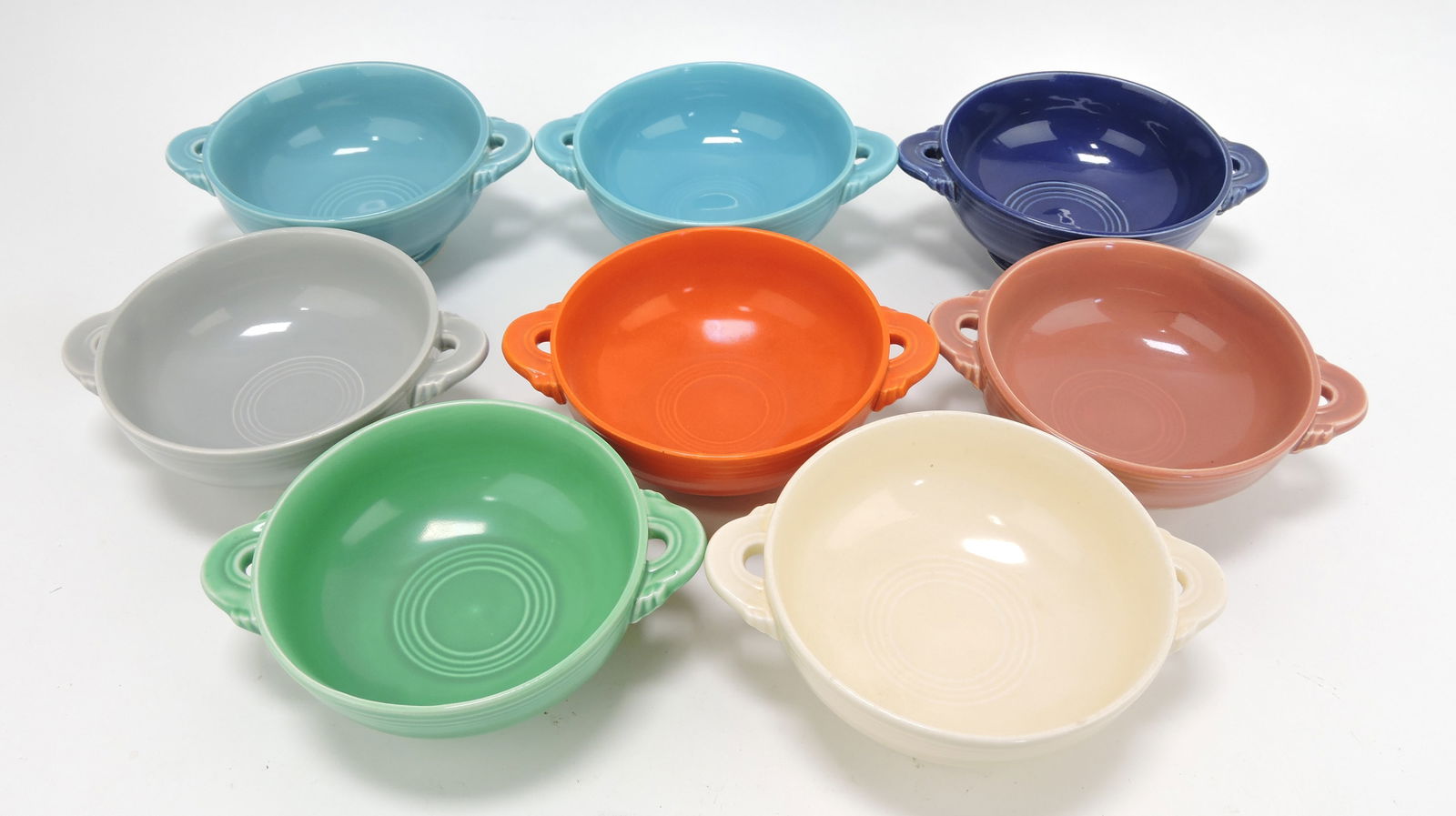 Fiesta cream soup group, 8 mixed (1 of 1)