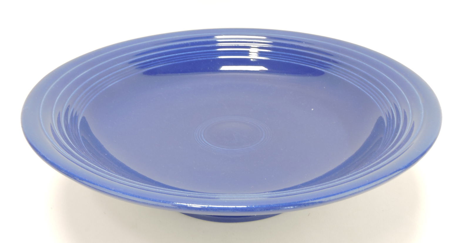 Fiesta 12" fruit compote, cobalt, wear (1 of 1)