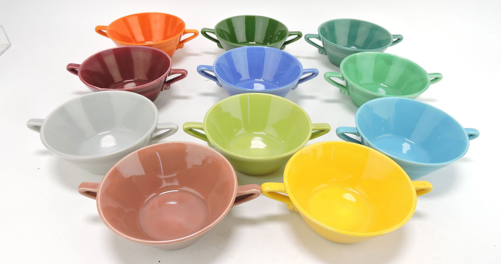 Harlequin cream soup group,: 11 different colors