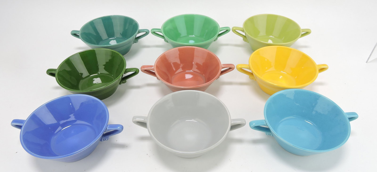 Harlequin cream soup group,: 9 different colors