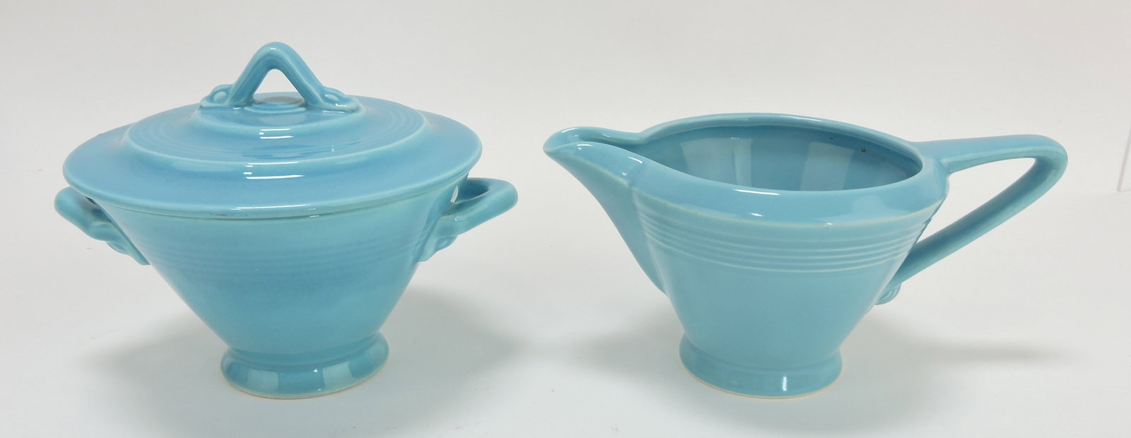 Harlequin cream & sugar, turquoise: .