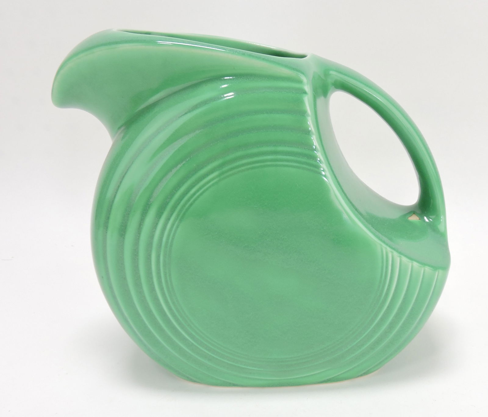 Fiesta disc water pitcher, green, (1 of 1)