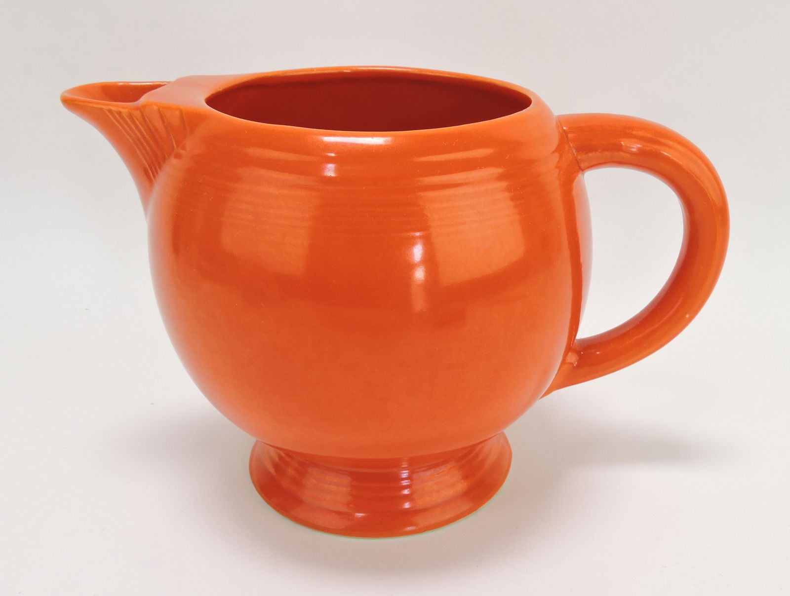 Fiesta ice lip pitcher, red (1 of 1)