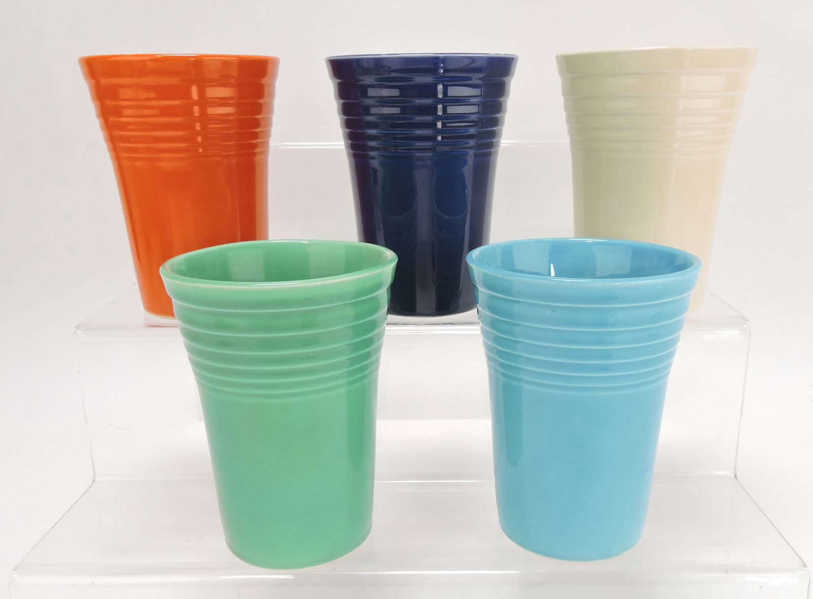 Fiesta water tumbler group,: 5 different colors