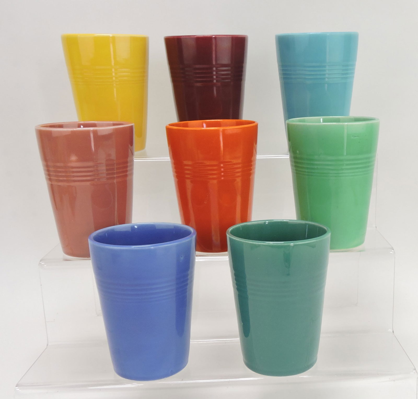 Harlequin water tumbler group,: 8 different colors