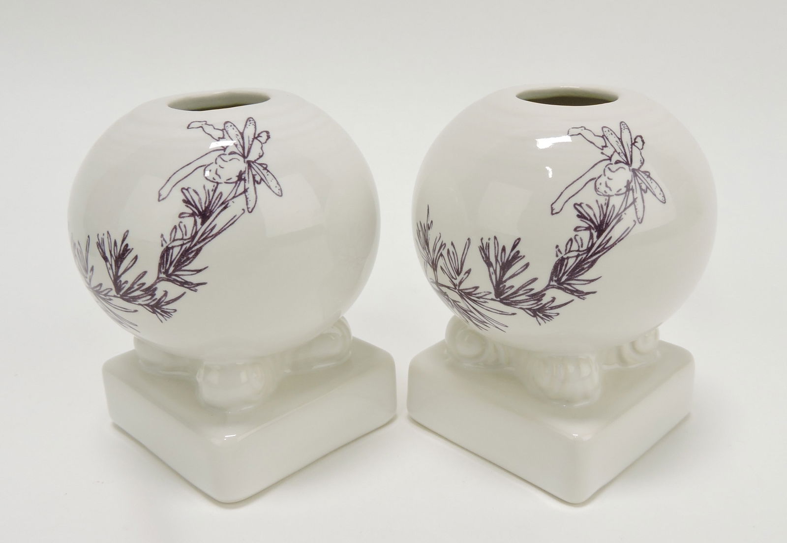 Fiesta Post 86 pair of round candle (1 of 1)