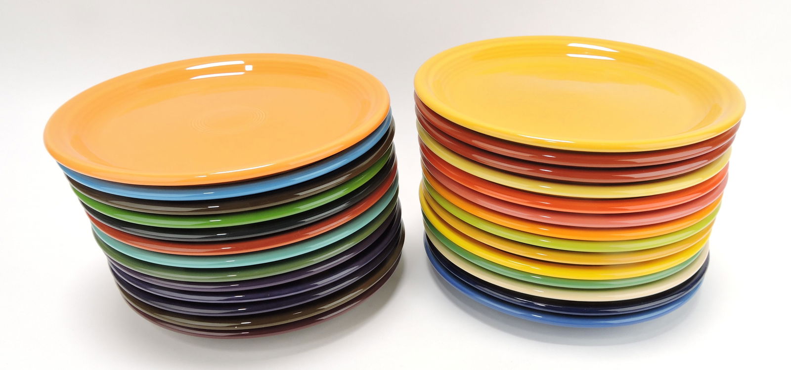 Fiesta Post 86 9" plate group, 27 mixed (1 of 1)