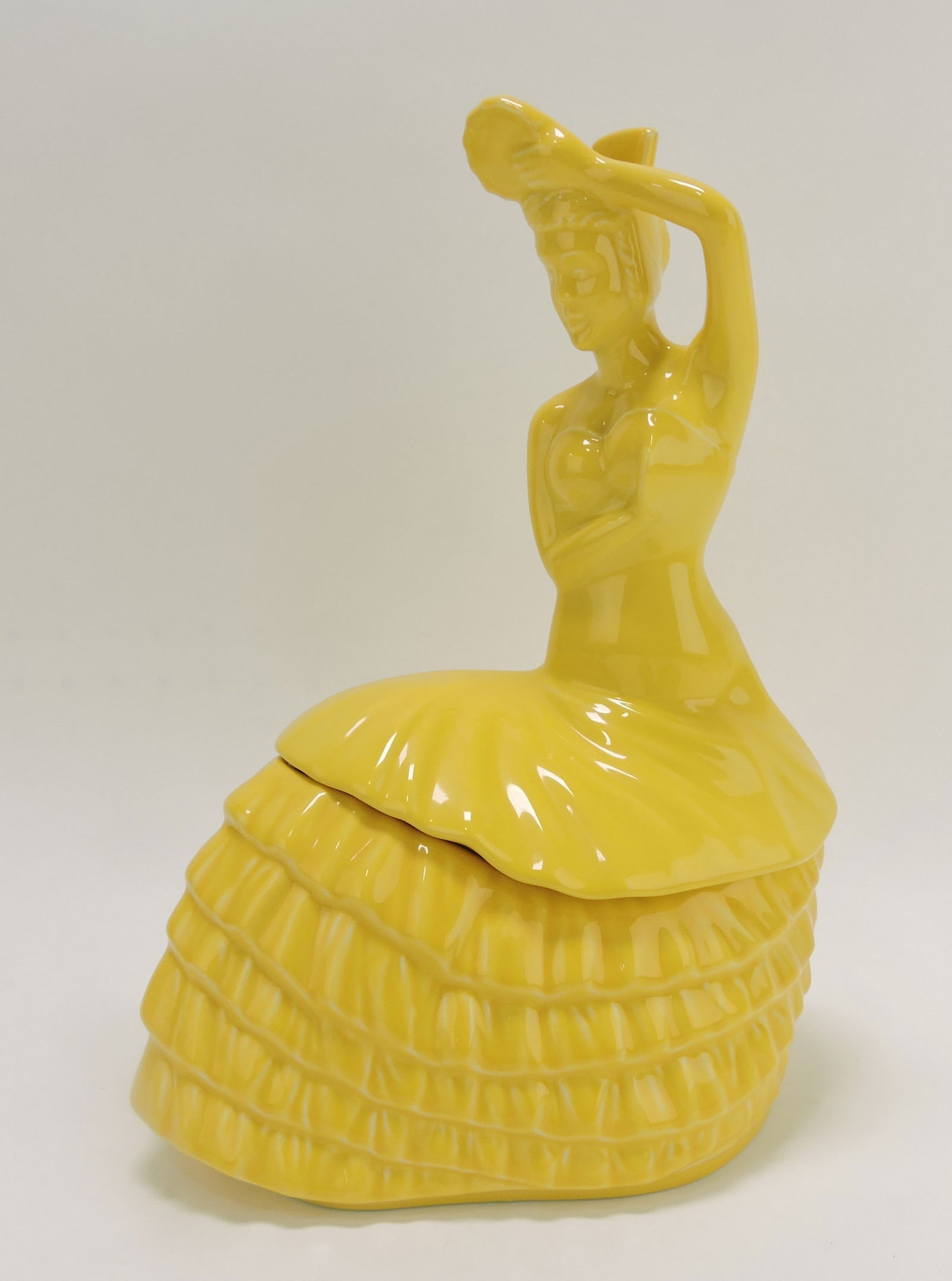 Fiesta Post 86 dancing lady cookie jar, (1 of 1)
