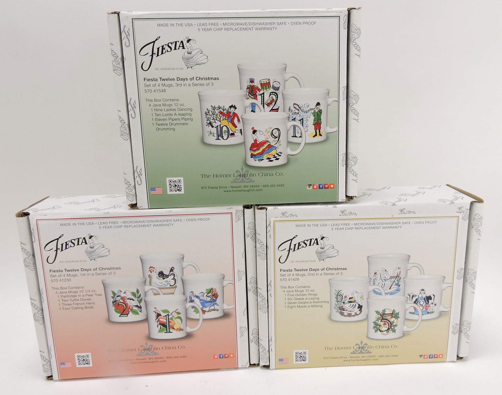 Fiesta Post 86 12 days of Christmas: mug set