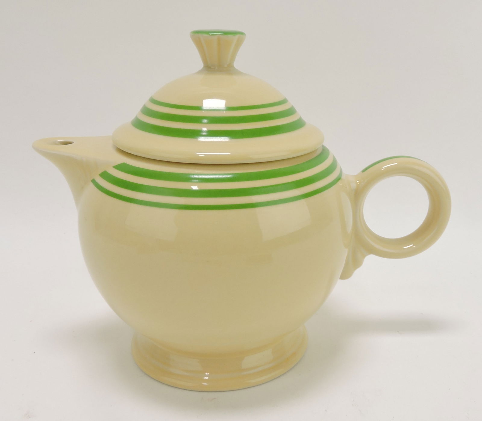 Fiesta Post 86 teapot, green stripe, (1 of 1)