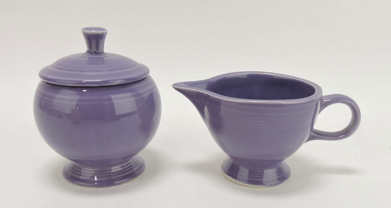 Fiesta Post 86 cream & sugar, lilac: .