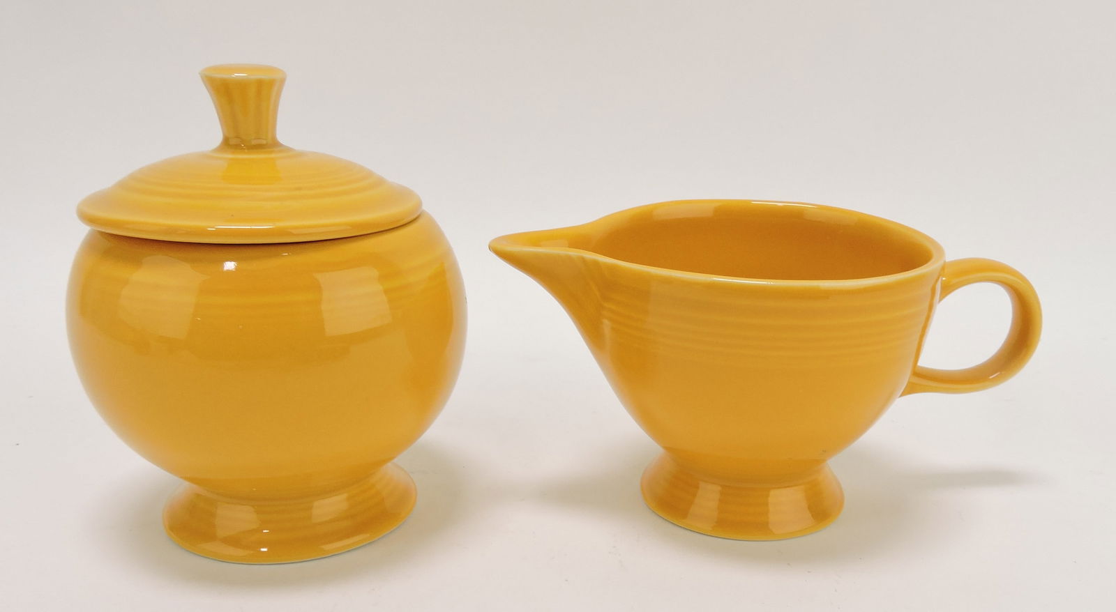 Fiesta Post 86 cream & sugar, marigold: .