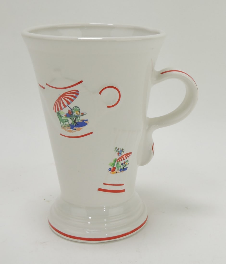 Fiesta Post 86 pedestal mug, Sunporch: .