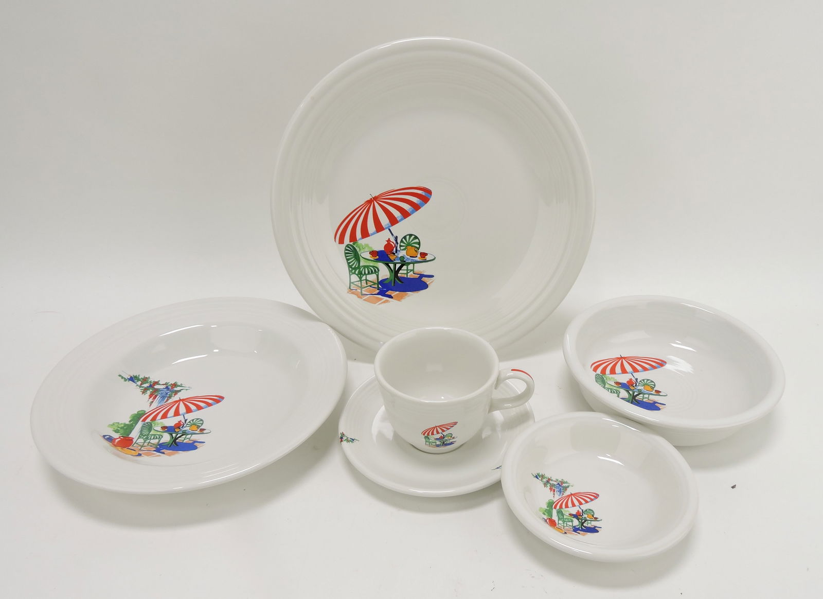 Fiesta Post 86 Sunporch 6 pc place: setting