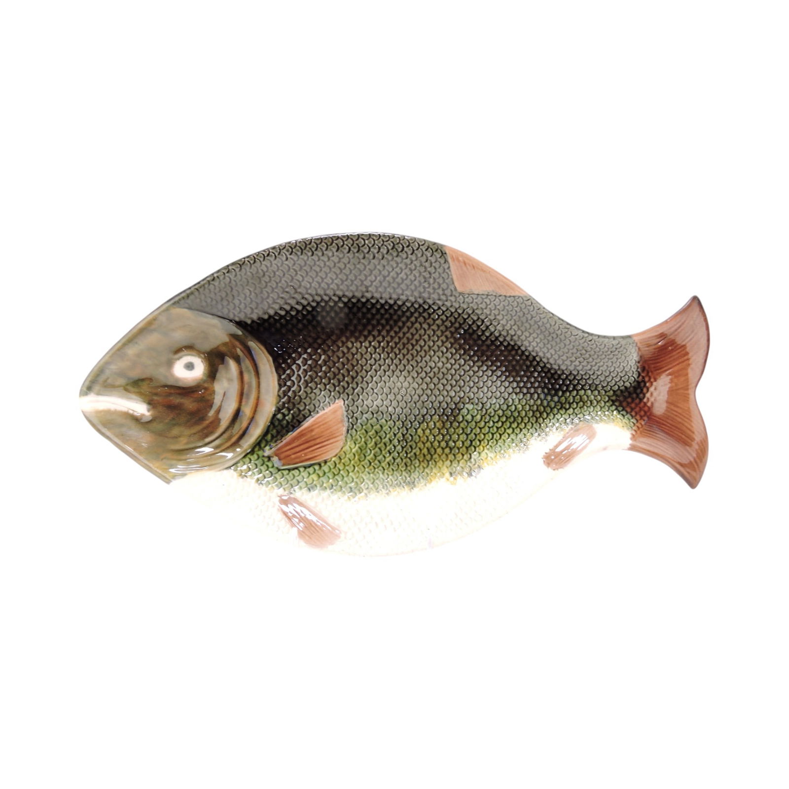 Adams & Bromley majolica large fish (1 of 2)