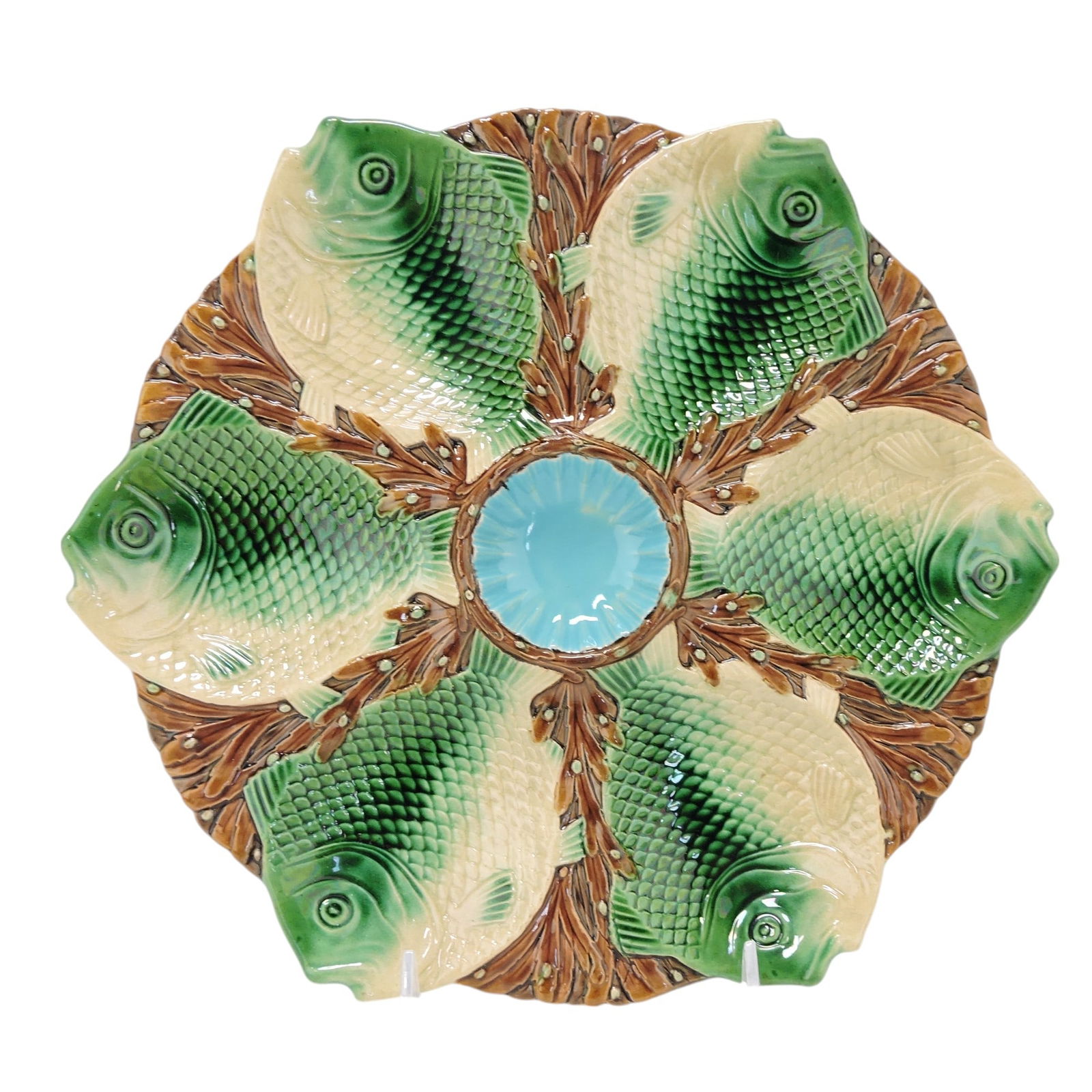 Minton majolica fish and seaweed (1 of 2)