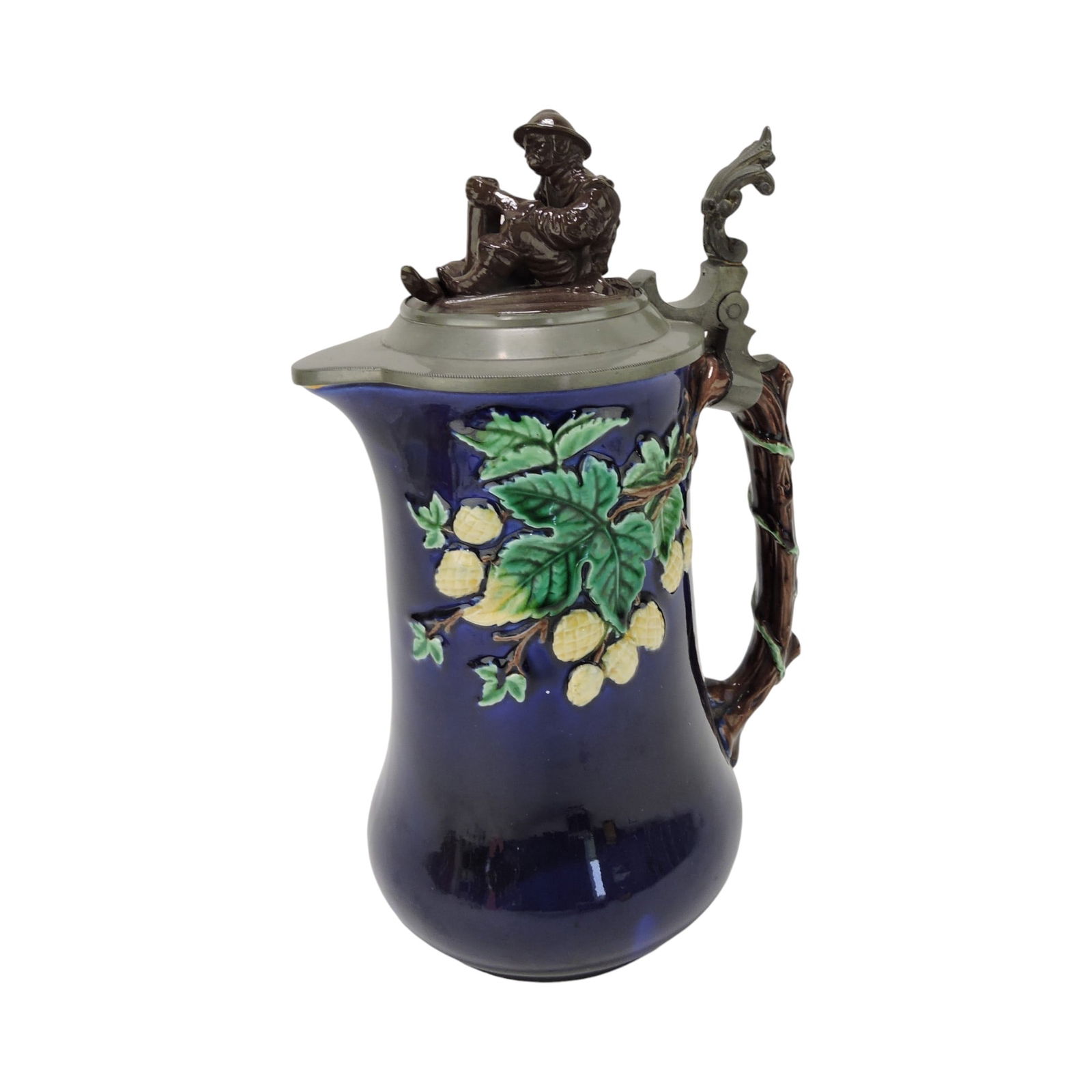 Wedgwood majolica hops jug with (1 of 3)