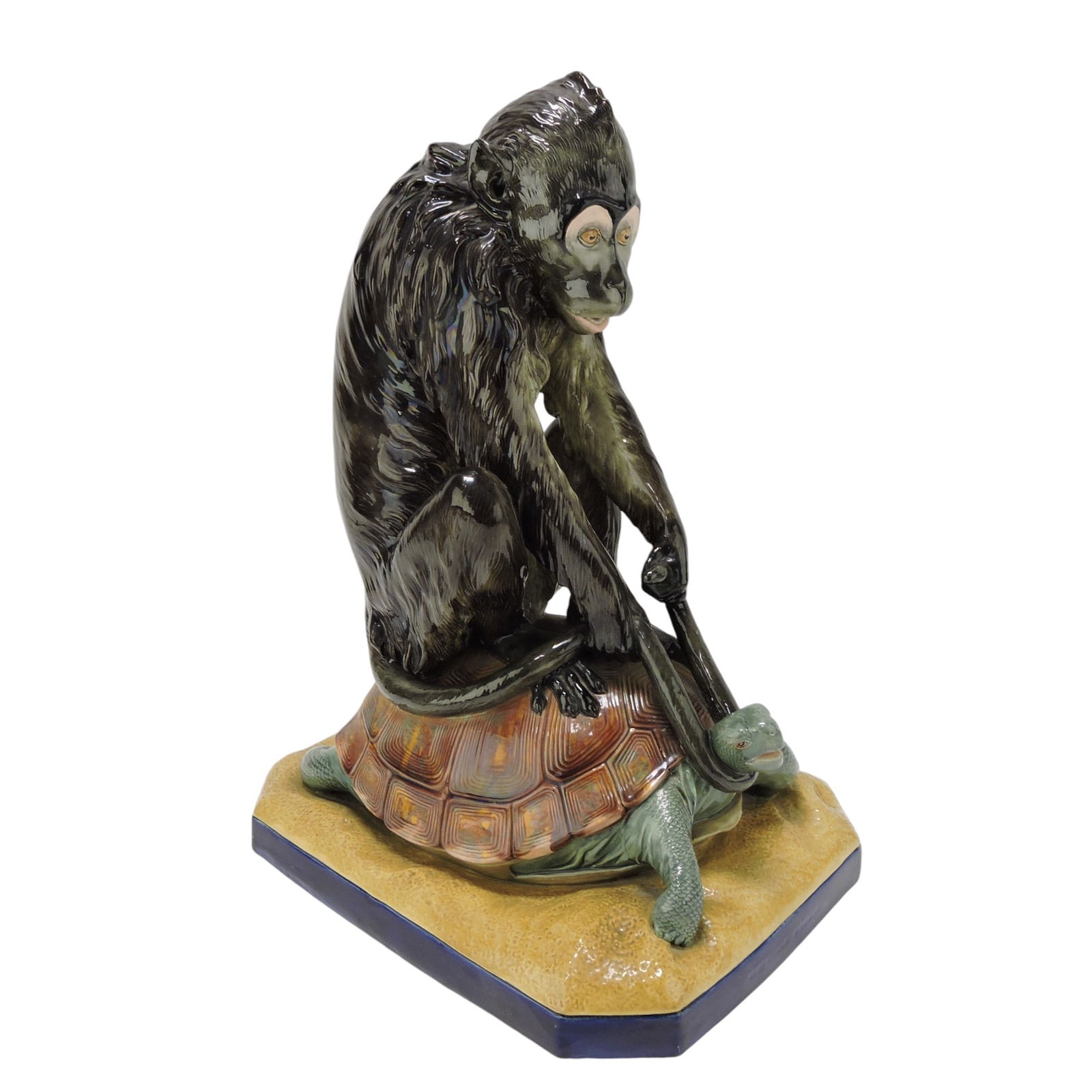 Copeland majolica figure of ' Sloth and (1 of 5)