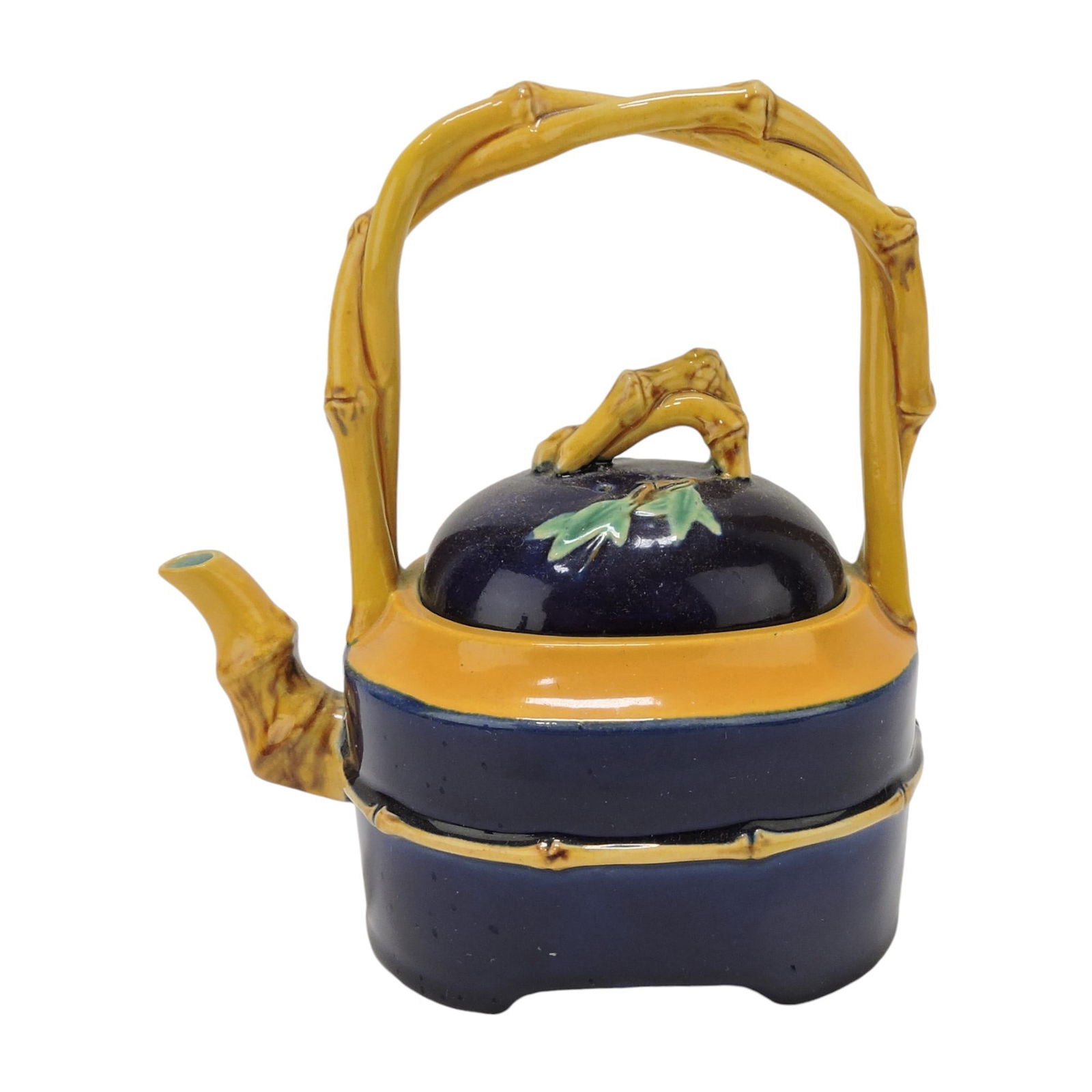 Minton cobalt majolica teapot (1 of 4)