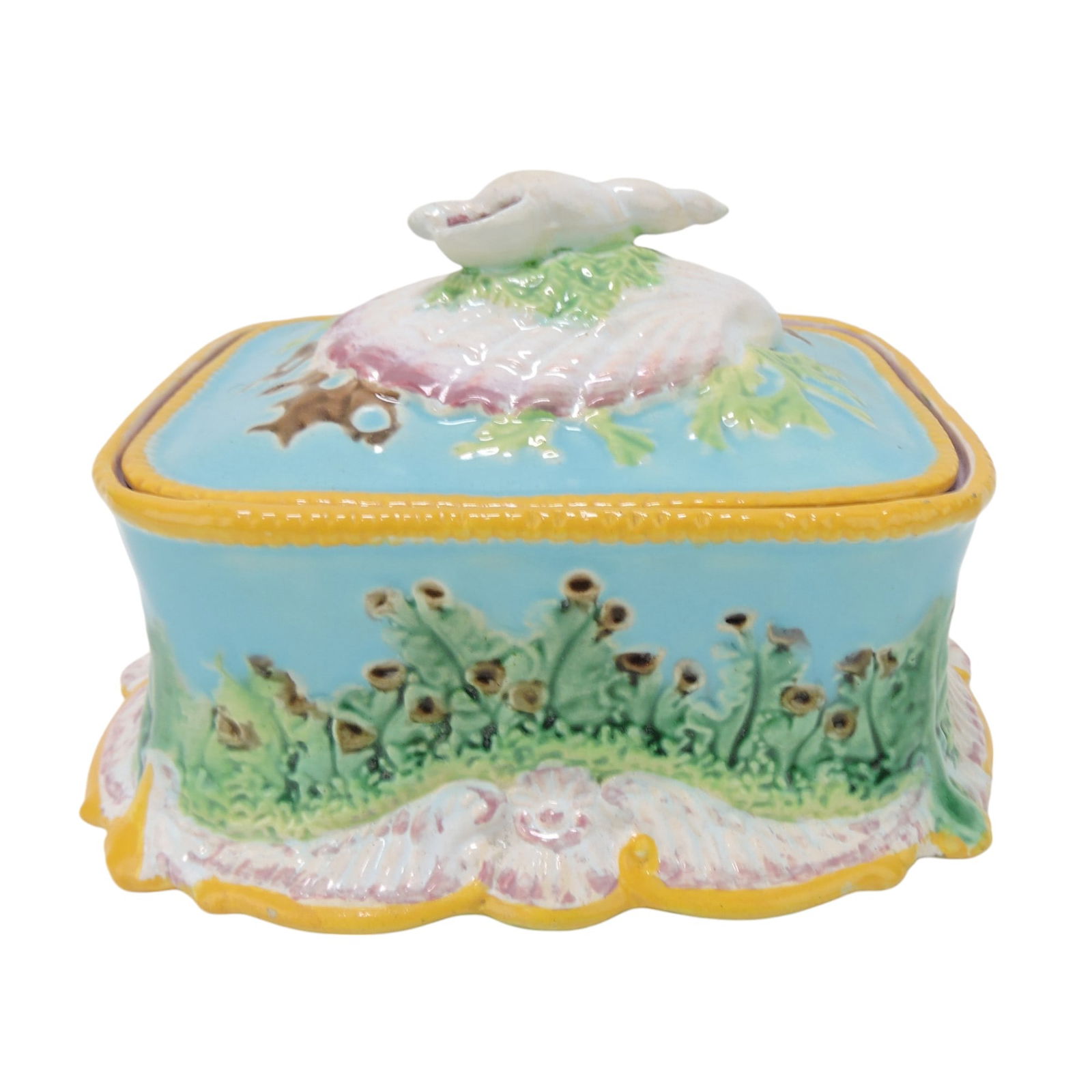 George Jones majolica sardine box (1 of 4)