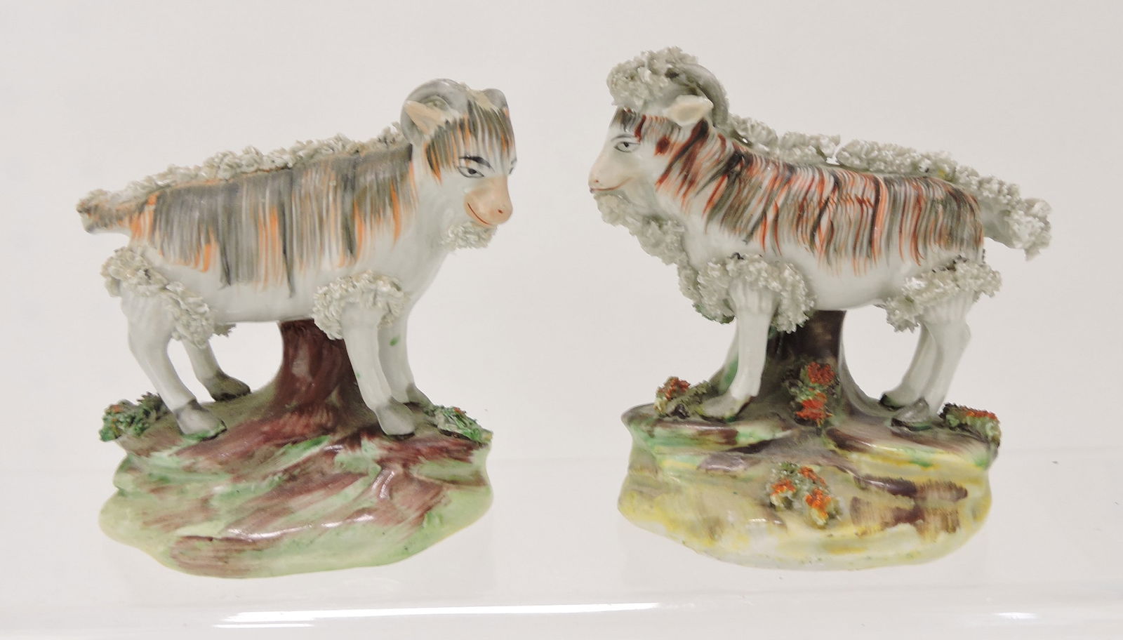 Staffordshire pair of goats, 4 1/2", (1 of 1)