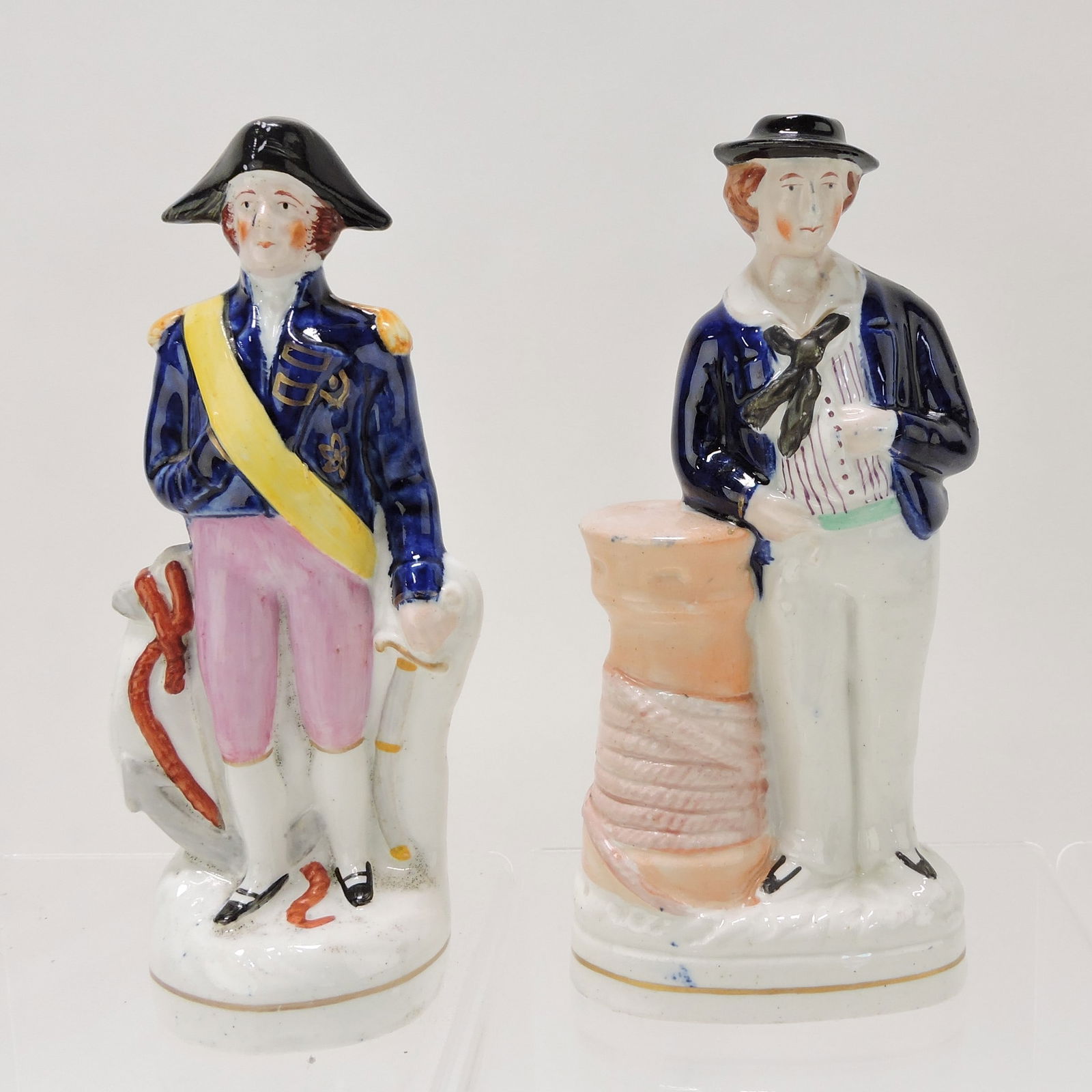 Staffordshire figure of a naval officer (1 of 1)
