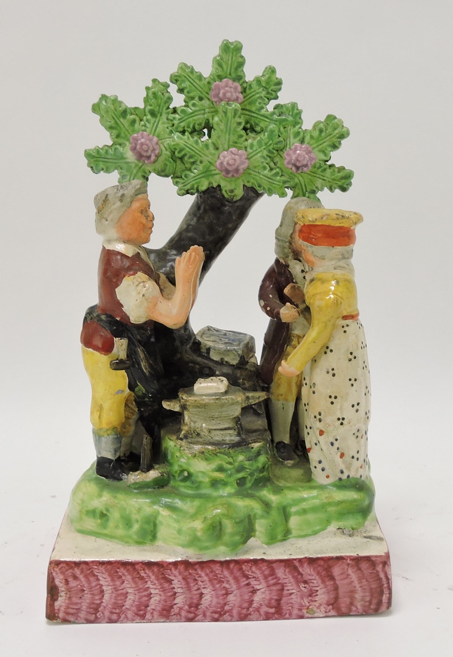 Staffordshire Pearlware figure, 7": .