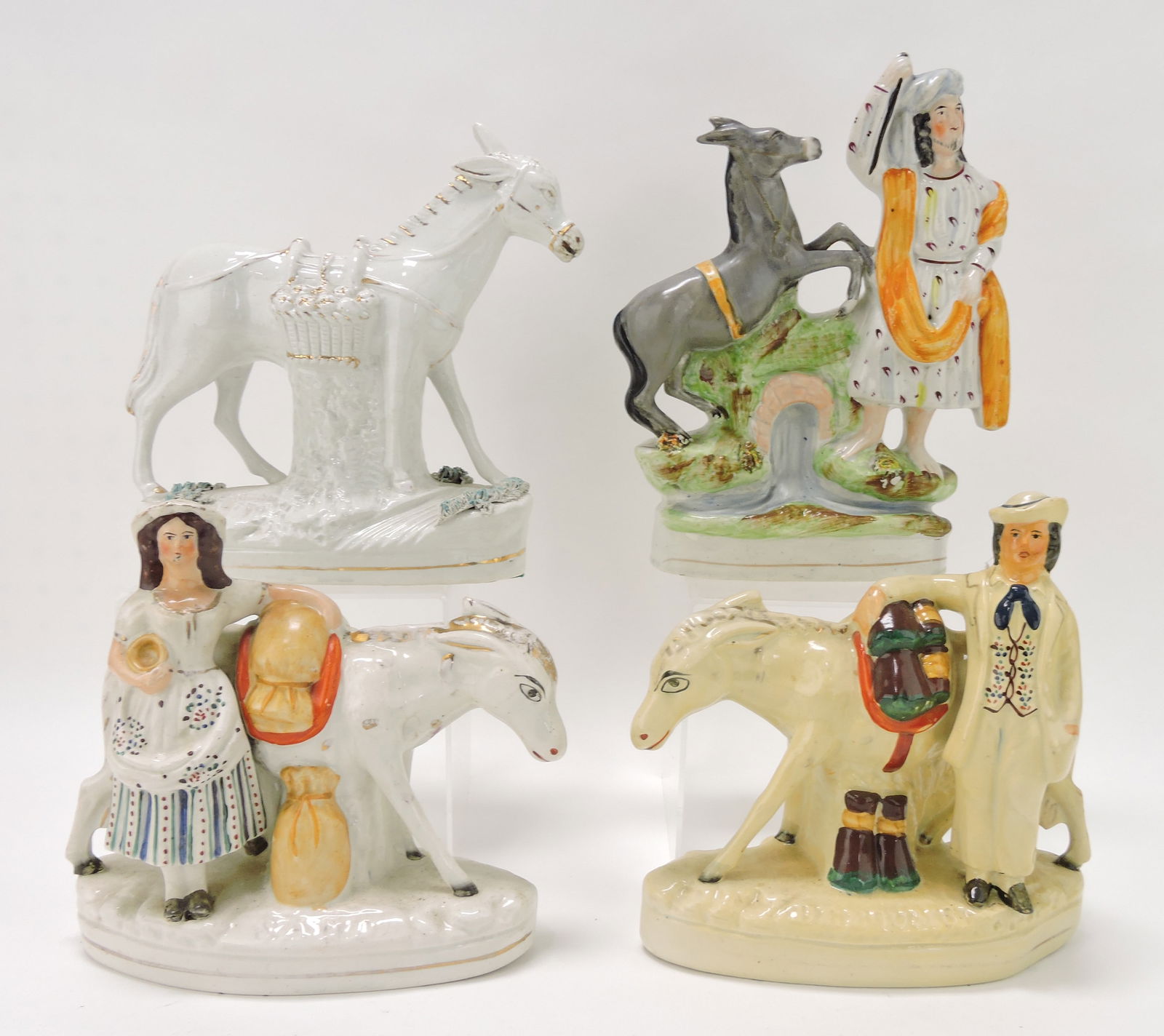 Staffordshire lot of 4 figures with (1 of 1)