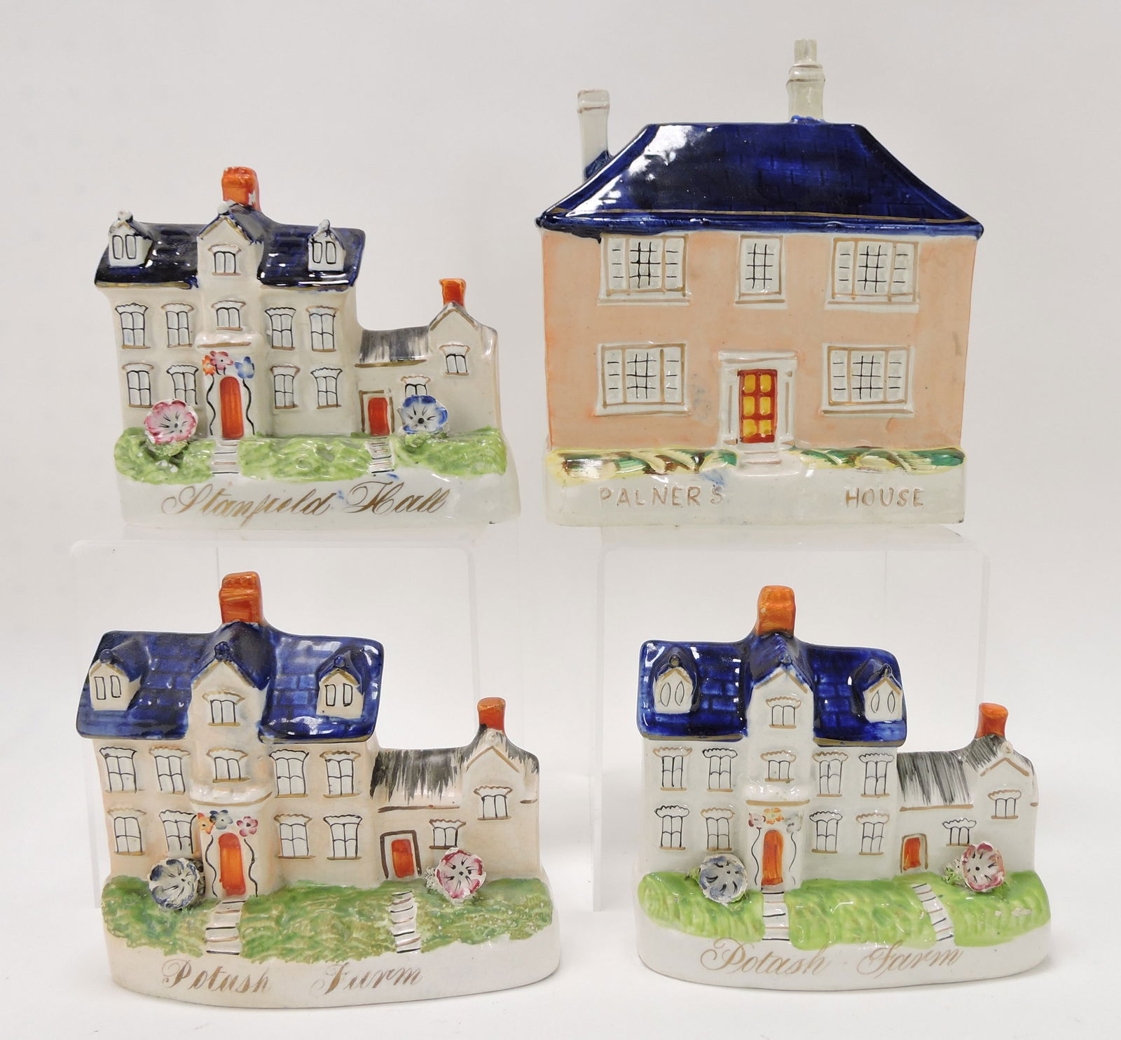 Staffordshire lot of 4 buildings: (1 of 1)