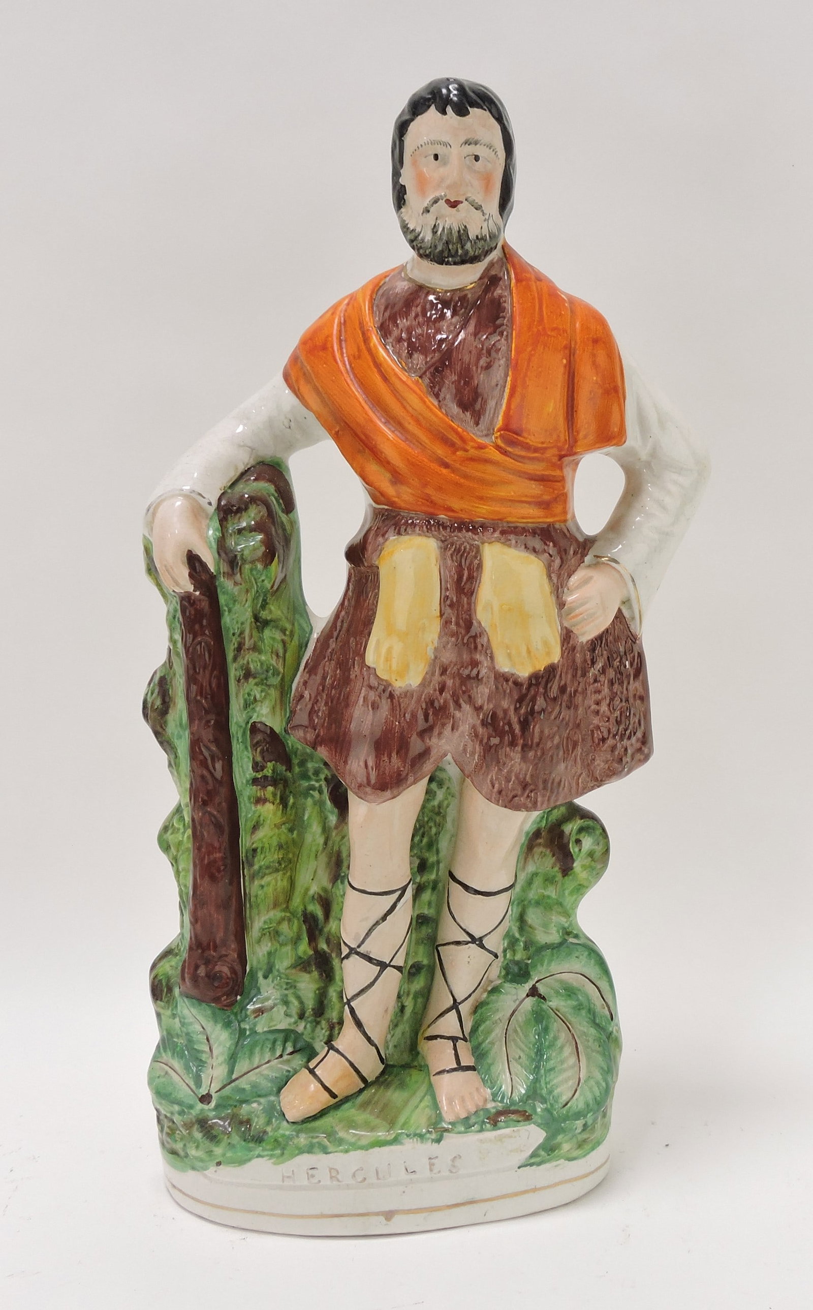 Staffordshire figure 'Hercules', 17": .