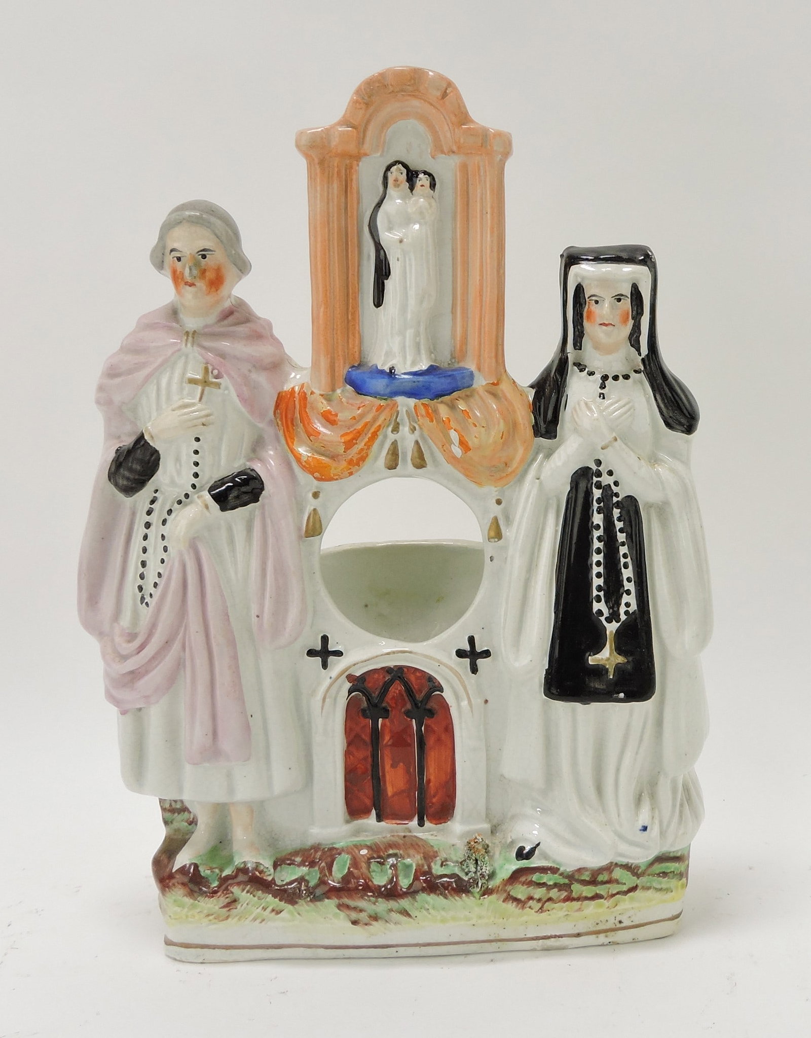 Staffordshire religious figure, 10": .