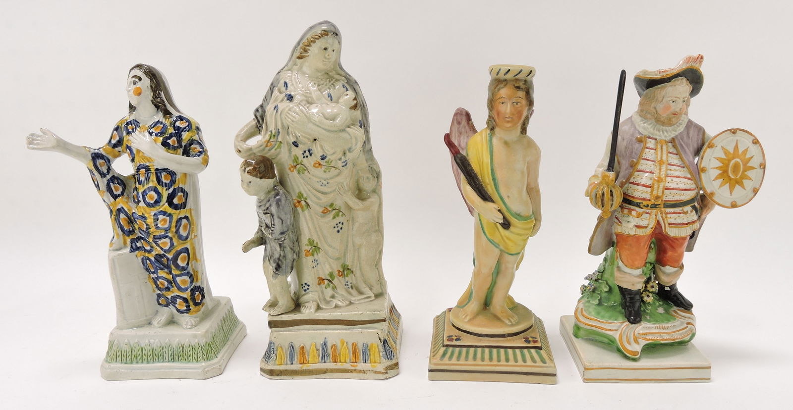 Staffordshire Pearlware lot of 4 figures, (1 of 1)