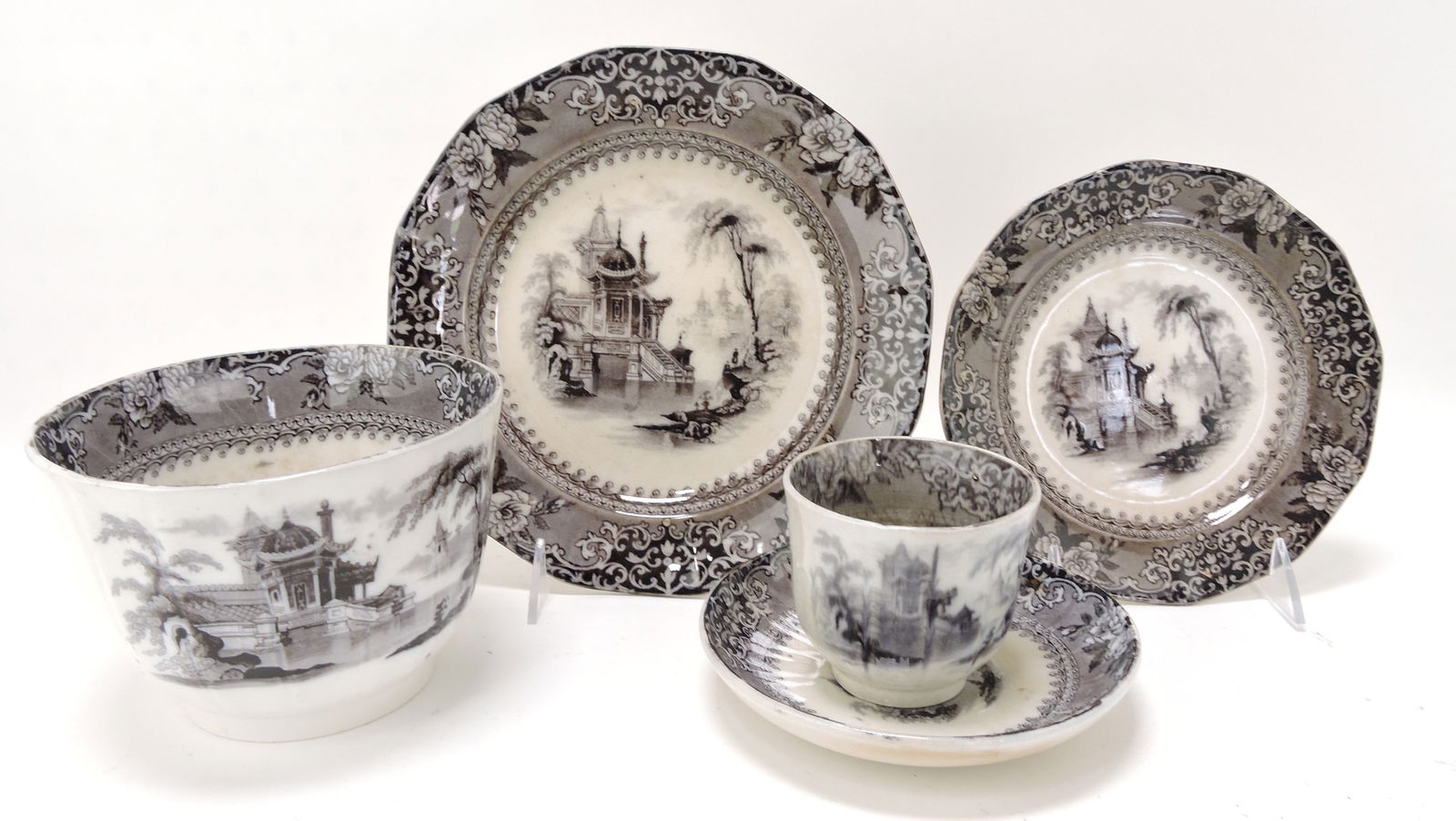Mulberry ironstone transferware lot of (1 of 1)