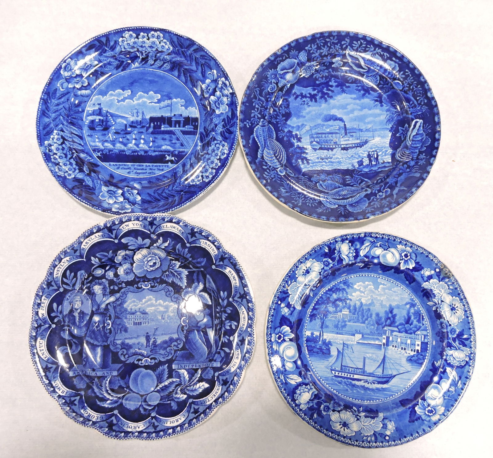 Staffordshire blue & white lot of (1 of 1)