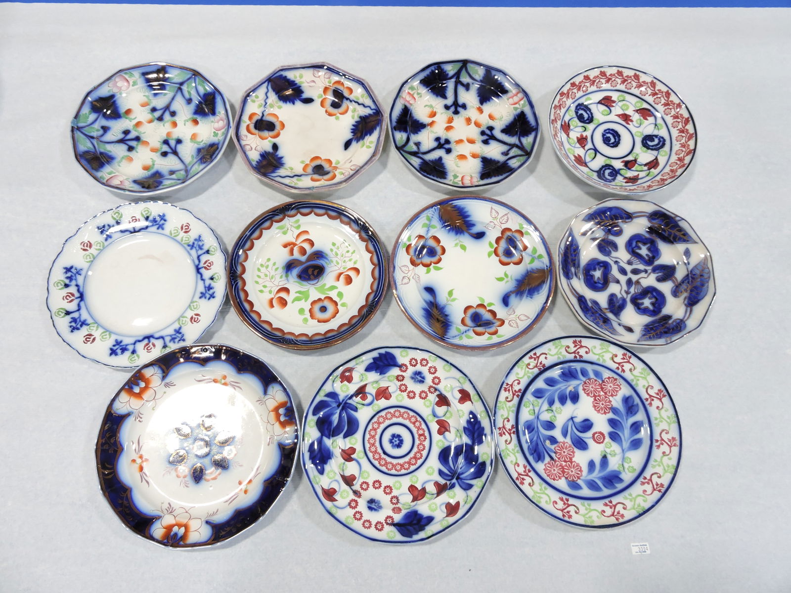 Gaudy Welsh & Dutch lot of 11 plates/ (1 of 1)